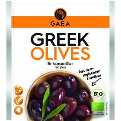 Gäa / Gaea Bio Kalamata Oliven mit Stein 150g