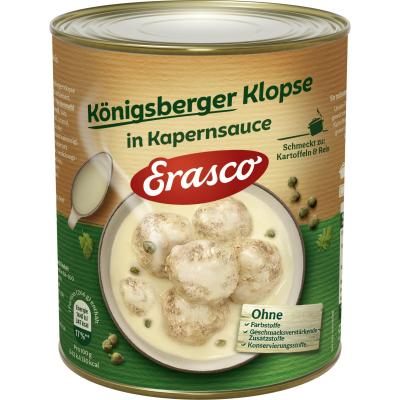 Erasco Könisberger Klopse in Kapernsauce 800g