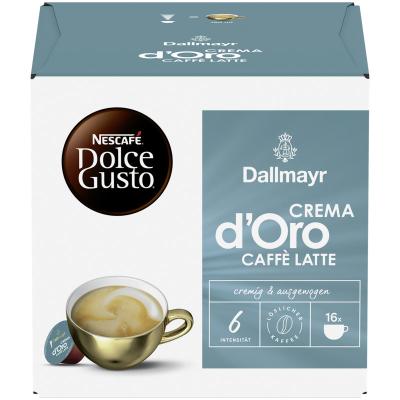 DOLCE GUSTO DALLMAYR Crema d'Oro Caffé Latte 16 Capsule = 160g