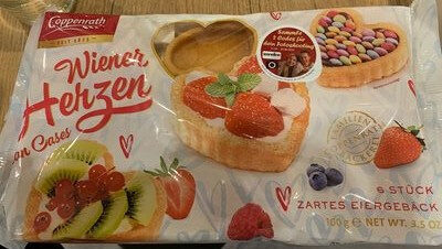 Coppenrath Wiener Torteletts Herzen 100g