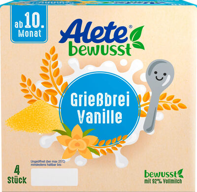 Alete Griessbrei Vanille 10m 400g Be