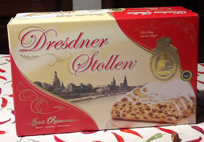 Emil Reimann Dresdner Stollen / Faltschachtel Rot 1000g Pk