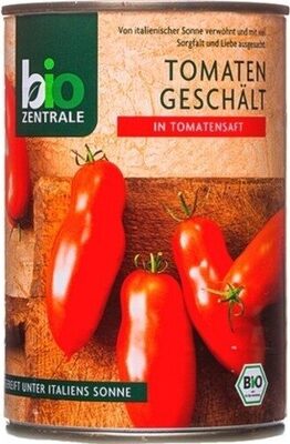 Bio Zentrale Tomaten Geschaelt 400g Ds