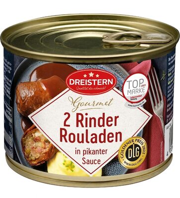 2 Gourmet Rinderrouladen In Pikanter Sauce 500g