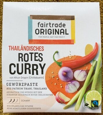 Fairtrade Ori Rote Curry Paste 70g Pk
