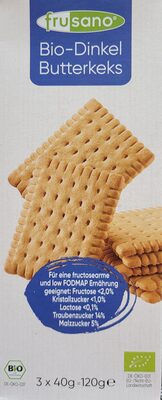 Frusano Bio Dinkel-butterkeks 120g Pk