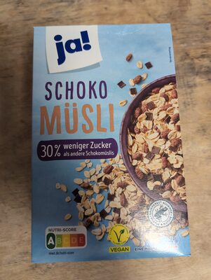 Ja! Schoko Muesli W.zucker 750g Pk