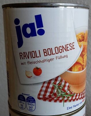 Ja! Ravioli Bolognese 800g Ds