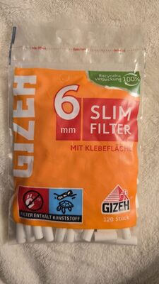 Filter Gizeh Slim Filter 120st Bt