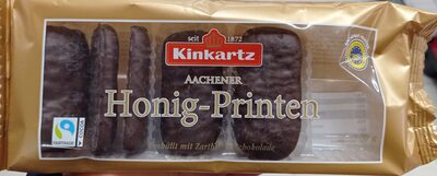 Kinkartz Honig-Printen Zartbitter 100g