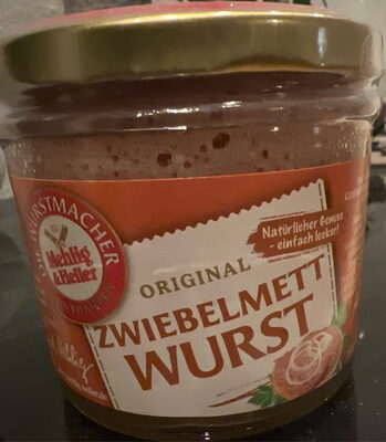 Mehlig&heller Zwiebel Mettwurst 250g Gl