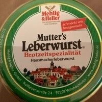 Mehlig&heller Mutters Leberwurst 250g Gl