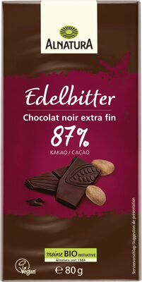 Alnatura Bio Edelbitter Schokolade 87%