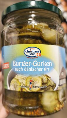 Christ. Groed Burger Gurken 550g Gl