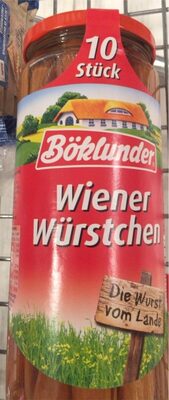 Boeklunder Wiener Wuerstchen 10st 1030g Gl