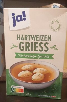 Ja! Hartweizengriess 500g Pk