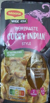 Maggi Mg Asia Paste Curry Indian Sty 65g Bt