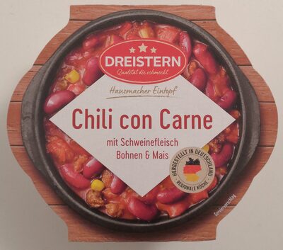 Chili Con Carne Mit Schweinefleisch, Bohnen & Mais 400g