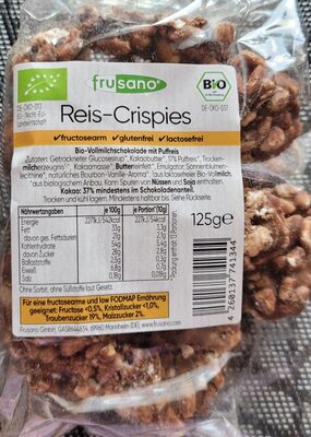 Frusano Bio Reis-crispies 125g Pk