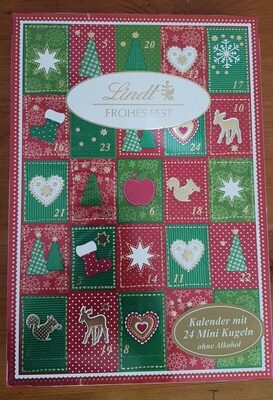 Lindt Mini Tisch Kalendar FrohesFest  115g