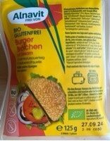 Alnavit Bio Burger Broet. Gf 125g Pk