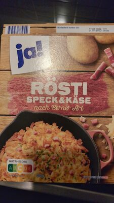 Ja! Roesti Speck & Kaese 400g Sc