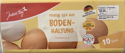 Jeden Tag Eier Klasse L/m/s Bodenhaltung Bruderhahn-aufzucht Br/w