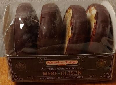 Haeberlein Metzger Mini-Elisenlebkuchen Zartbitter "classic" 50g