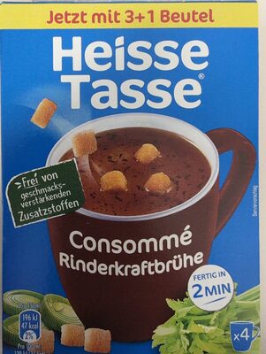 Heisse Tasse Consumme Rind 4 Port. 30,8g Pk