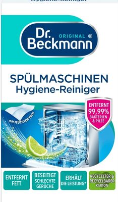 Dr. Beckmann Spülmaschinen Hygiene Reiniger 75g Pk