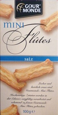 Gourmonde Mini Flutes M. Salz 100g Ka