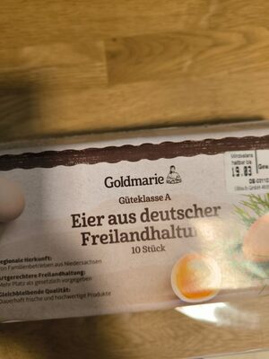 Goldmarie Eier Klasse L/m/s Freilandhaltung Bruderhahn-aufzucht