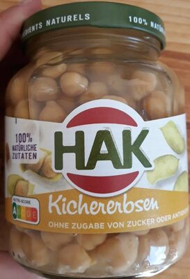 Hak Kichererbsen Naturell 360g Gl