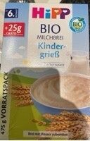 Hipp Da30014 Mb Kindergriess 6m 475g Pk