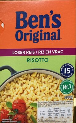 Bens Original Risotto Reis 500g Pk