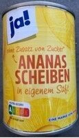 Ja! Ananasscheiben In Saft 565g Ds