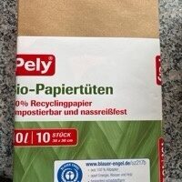 Pely Bio-papiertüten 10l Blauer Engel