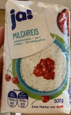 Ja! Milchreis Spitzenqual. 500g Bt