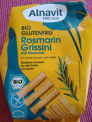 Alnavit Bio Grissini Rosm.gf 100g Pk