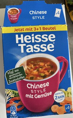Heisse Tasse Chinesische Art 4 Port 46,8g Pk