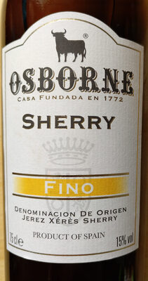 Osborne Fino Pale Sherry 15% 0,75l Fl