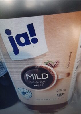 Ja! Instant Kaffee Mild 200g Gl