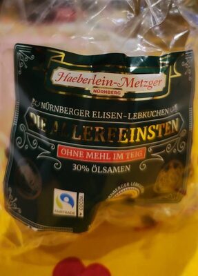 Haeberlein Metzger Elisenlebkuchen ohne Mehl Zartbitter 300g