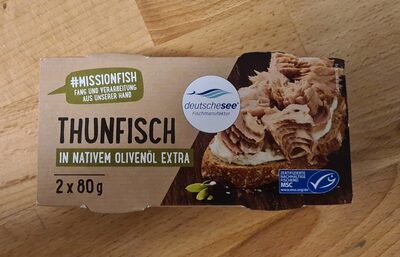 Deutsche See Thunfisch In Olivenoel 2x80g Ds