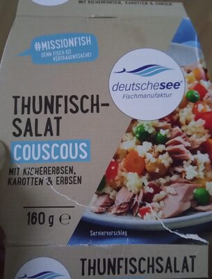 Deutsche See Thunfischsalat Couscou 160g Ds