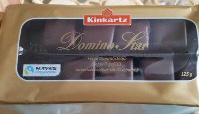 Kinkartz Domino Zartbitter "Domino-Star" 125g