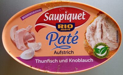 Saupiquet Thun Pate Knoblauch 115g Ds