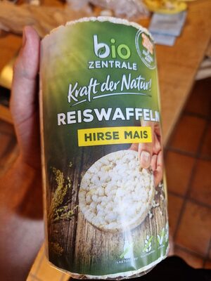 Bio Zentrale Reiswaffel Hirse-mais 100g Pk