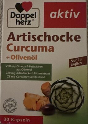 Doppelherz Artischocke + Olivenoel + Curcuma 34,2g Pk