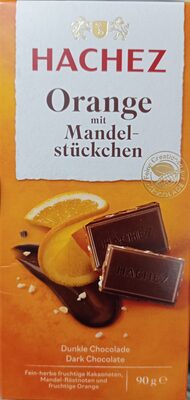 Hachez Amot Orange Mandel 90g Tf